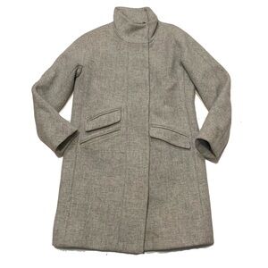 J. Crew Gray Italian Wool coat